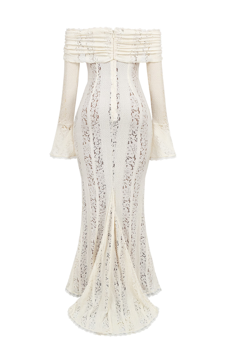 Grace - Elegant Hollow Out Lace Maternity Dress