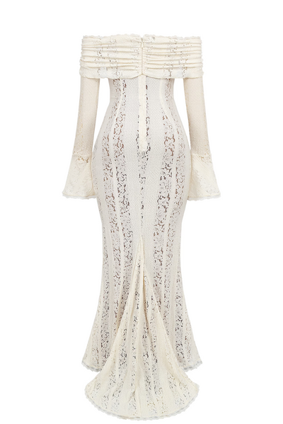 Grace - Elegant Hollow Out Lace Maternity Dress