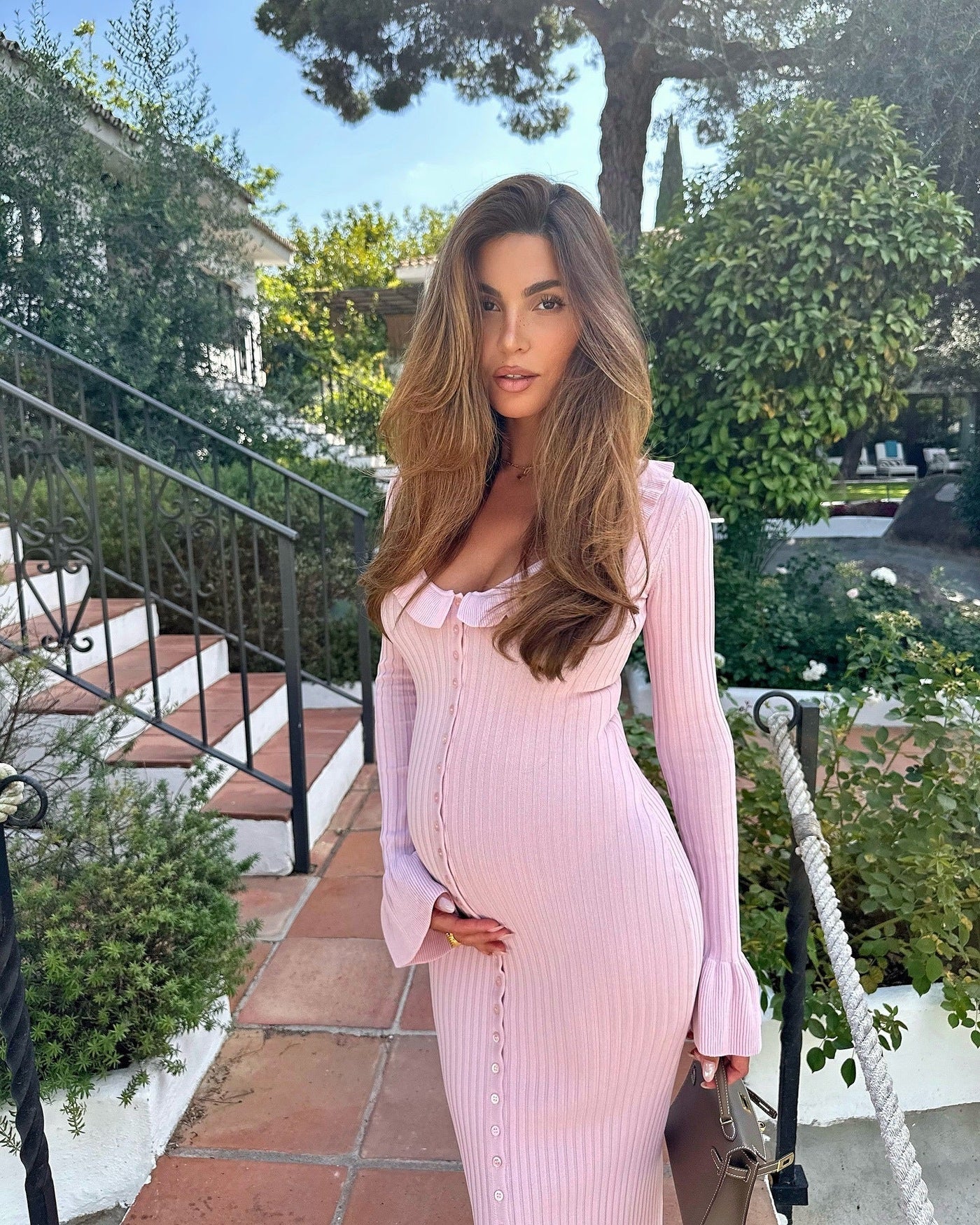 Riley - Maternity Ribbed Knit Bodycon Dress