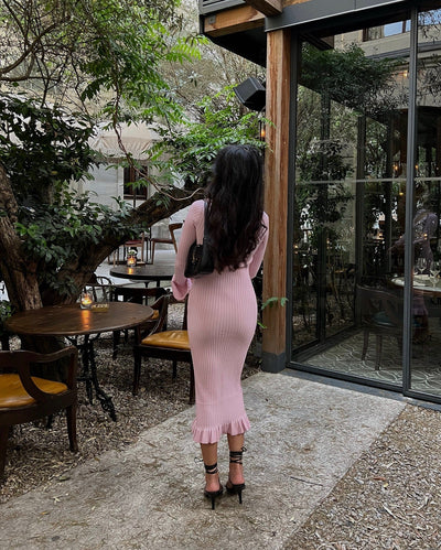 Riley - Maternity Ribbed Knit Bodycon Dress